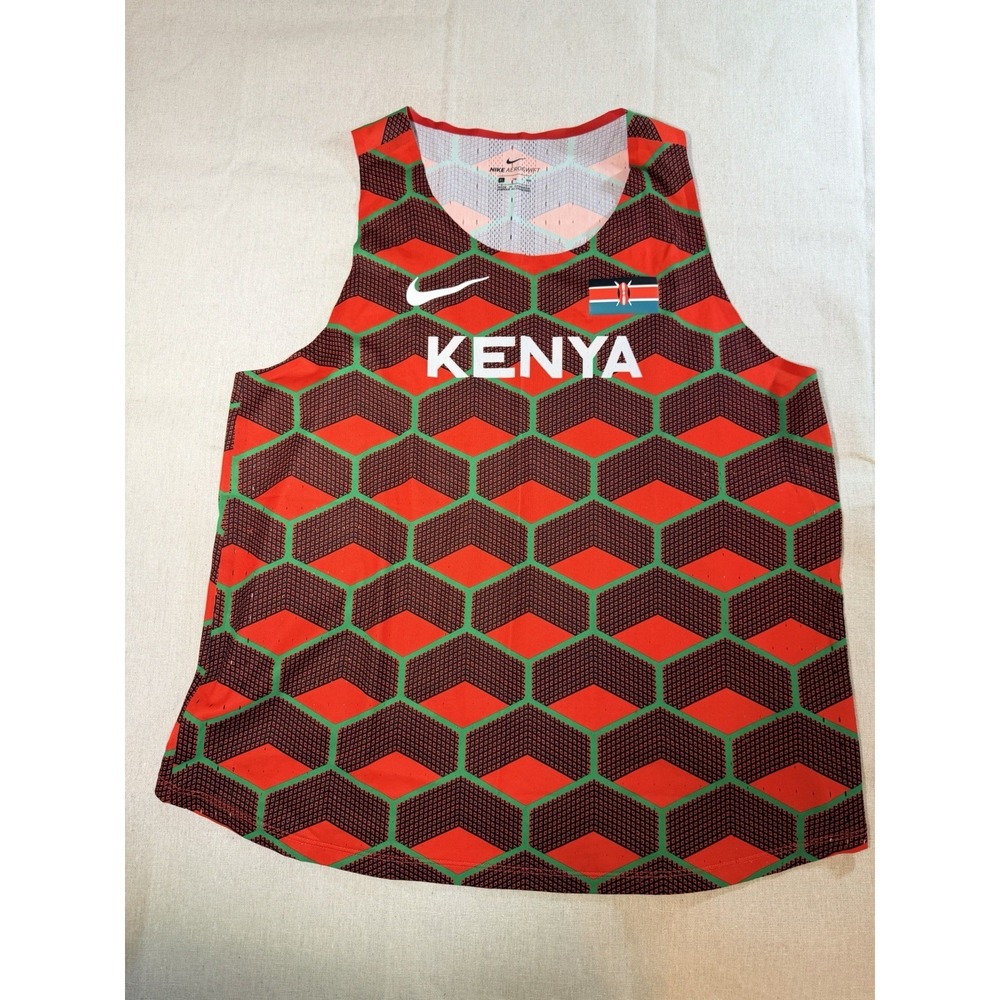 Nike Aeroswift Sleeveless Tank Top Kenya Size XL